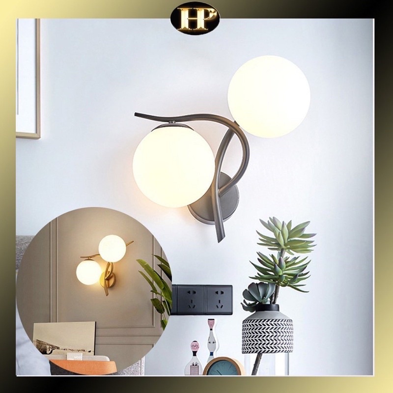 Combo 1 đèn tường và 2 chao