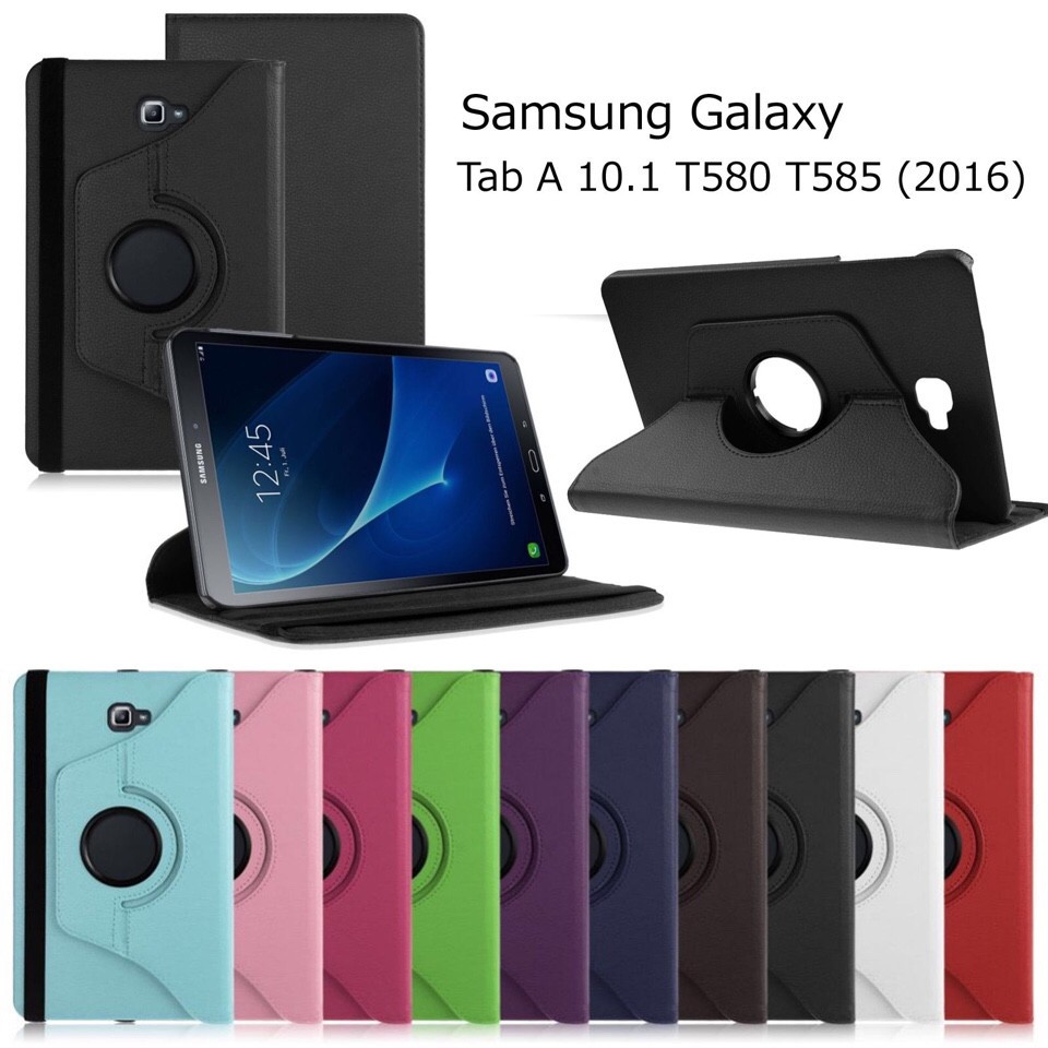 Bao Da XOAY 360 ĐỘ Cao Cấp Samsung Galaxy Tab A 2016-  A6 10.1 Inch (2016- SM-T580/ T585/ T587).