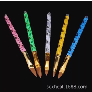 Set 5 cọ đắp hoa bột, cọ vẽ hoa trang trí móng