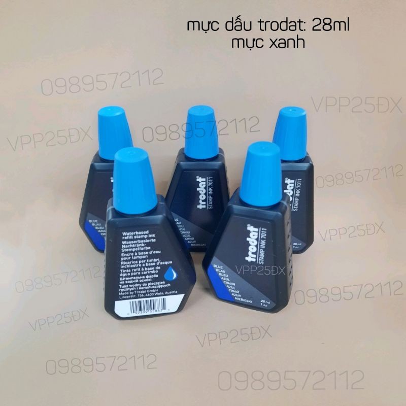 Mực dấu trodat 28ml (hàng chuẩn loại 1).