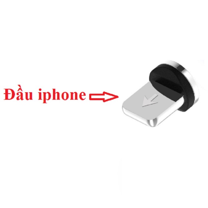 Cáp sạc đa năng, nam châm 3 đầu hít từ, cáp sạc nam châm có 3 đầu Lightning, Micro USB, Type-C