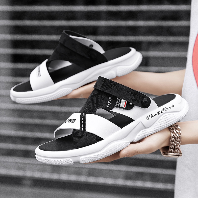 Sandal nam dép nam quai hậu đi học giày quai hậu nam dép xăng đan sandan đi chơi trẻ trung cá tính chống trượt G6085