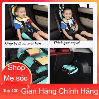 Ghế Ngồi Ô Tô Cho Bé, Đai An Toàn Cho Bé Đi Ô Tô CAO CẤP Siêu Êm, Siêu Thoáng Mát