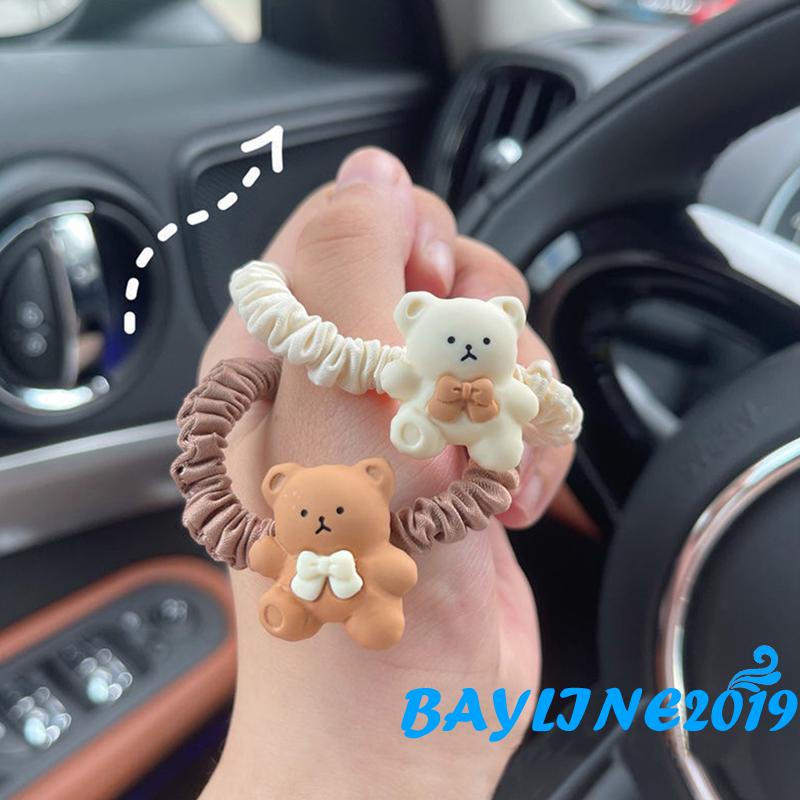 Dây buộc tóc hình gấu dễ thương cho bé gái