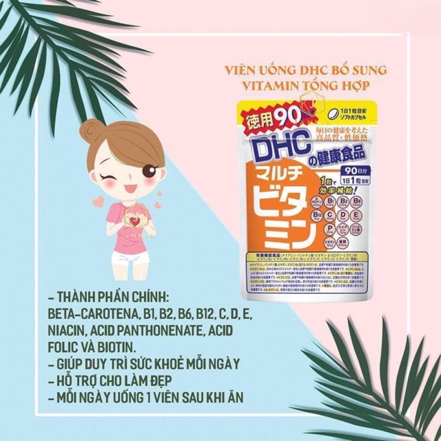 [AUTH] VIÊN UỐNG DHC 12 VITAMIN TỔNG HỢP 60 DAYS | BigBuy360 - bigbuy360.vn