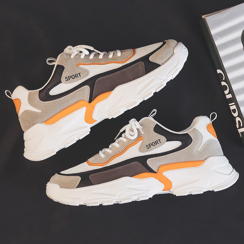 [Mã FAMAYMA2 giảm 10K đơn từ 50K] Giày Thể Thao Nam Giày Sneaker Tăng Chiều Cao Phối Da Lộn Cao Cấp Rẻ Đẹp Emely-GN-030 | BigBuy360 - bigbuy360.vn