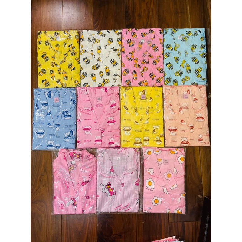 Đồ bộ kate thái ( khách chọ màu , ko chọn hoạ tiết ) < 75kg chuẩn hàng thái | BigBuy360 - bigbuy360.vn