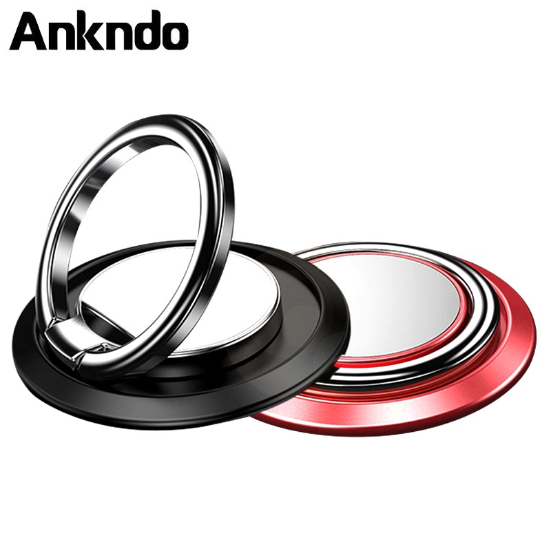 Giá đỡ điện thoại Ankndo kiểu nhẫn xoay 360 độ cho xe hơi