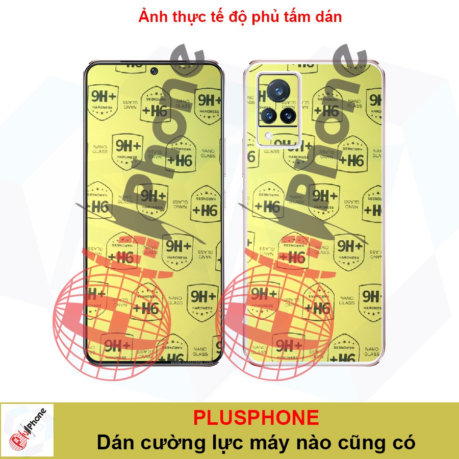 Dán cường lực dẻo nano trước, sau Vivo V21 5G