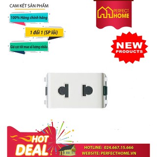 Bão sale ổ cắm đơn 2 chấu 10a 3426usm_g19 schneider concept