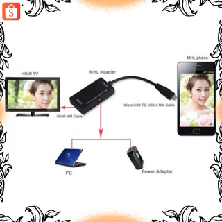 Cáp Chuyển Đổi Micro Usb Sang Hdmi Mhl
