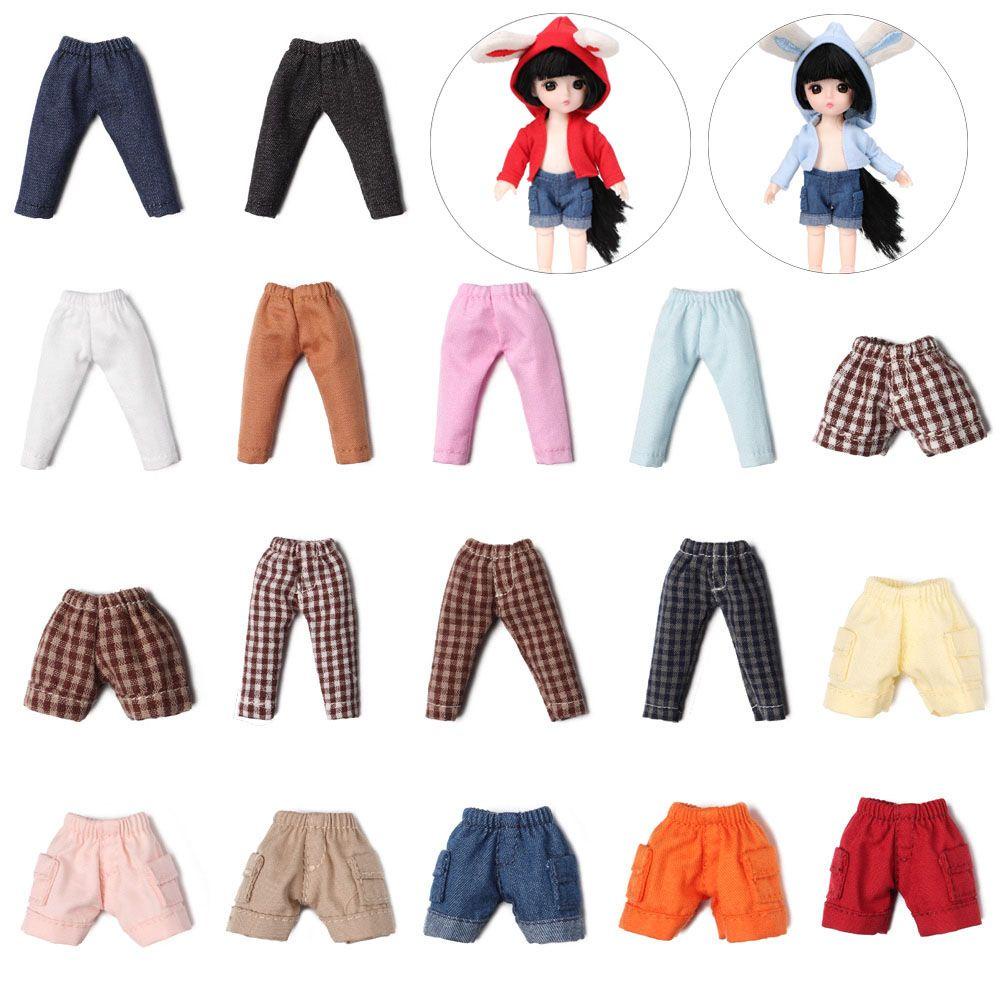 Áo Hoodie Và Quần Short Cầu Vồng Thủ Công Thời Trang Cho Búp Bê 12~16cm Tỉ Lệ 1/11 1/12