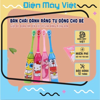 Bàn chải đánh răng tự động cho bé,Bàn Chải Điện Đánh Răng Tự Động Chạy Pin Cho Bé
