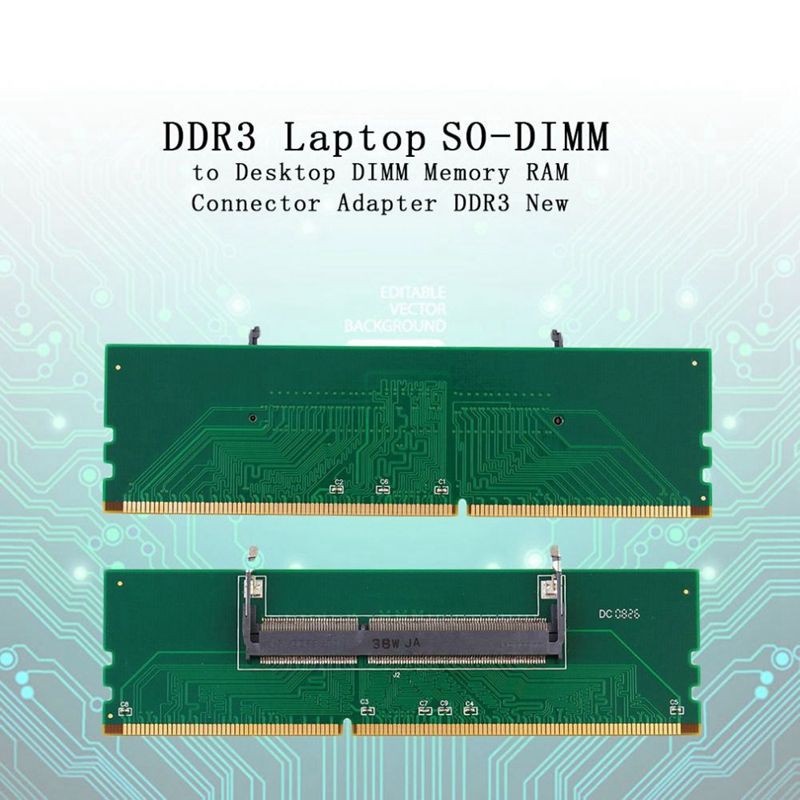 Đầu nối chuyển đổi bộ nhớ DDR3 laptop So-Dimm sang DIMM | BigBuy360 - bigbuy360.vn