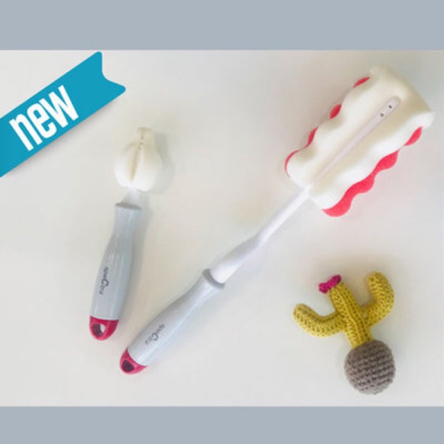 Bộ chổi cọ bình sữa+ núm ti Spectra-made in Korea