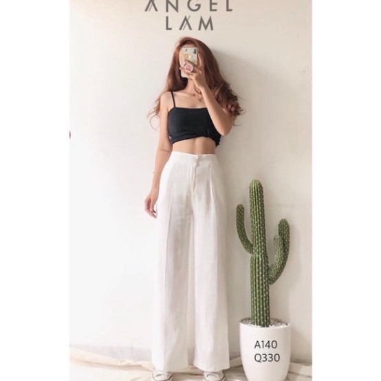 Quần đũi ống rộngGIÁ SỈQuần culottes phong cách hàn quốc