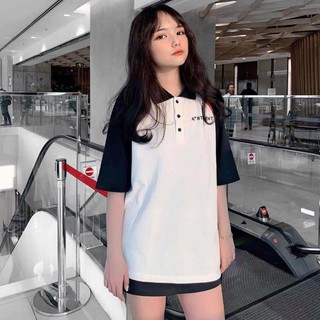 Áo polo thêu a+ student phối raplang unisex