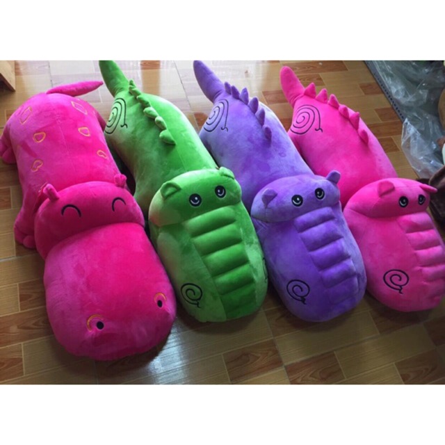 Gấu bông gối ôm Hà mã, Cá Sấu 80cm 1m 1m3