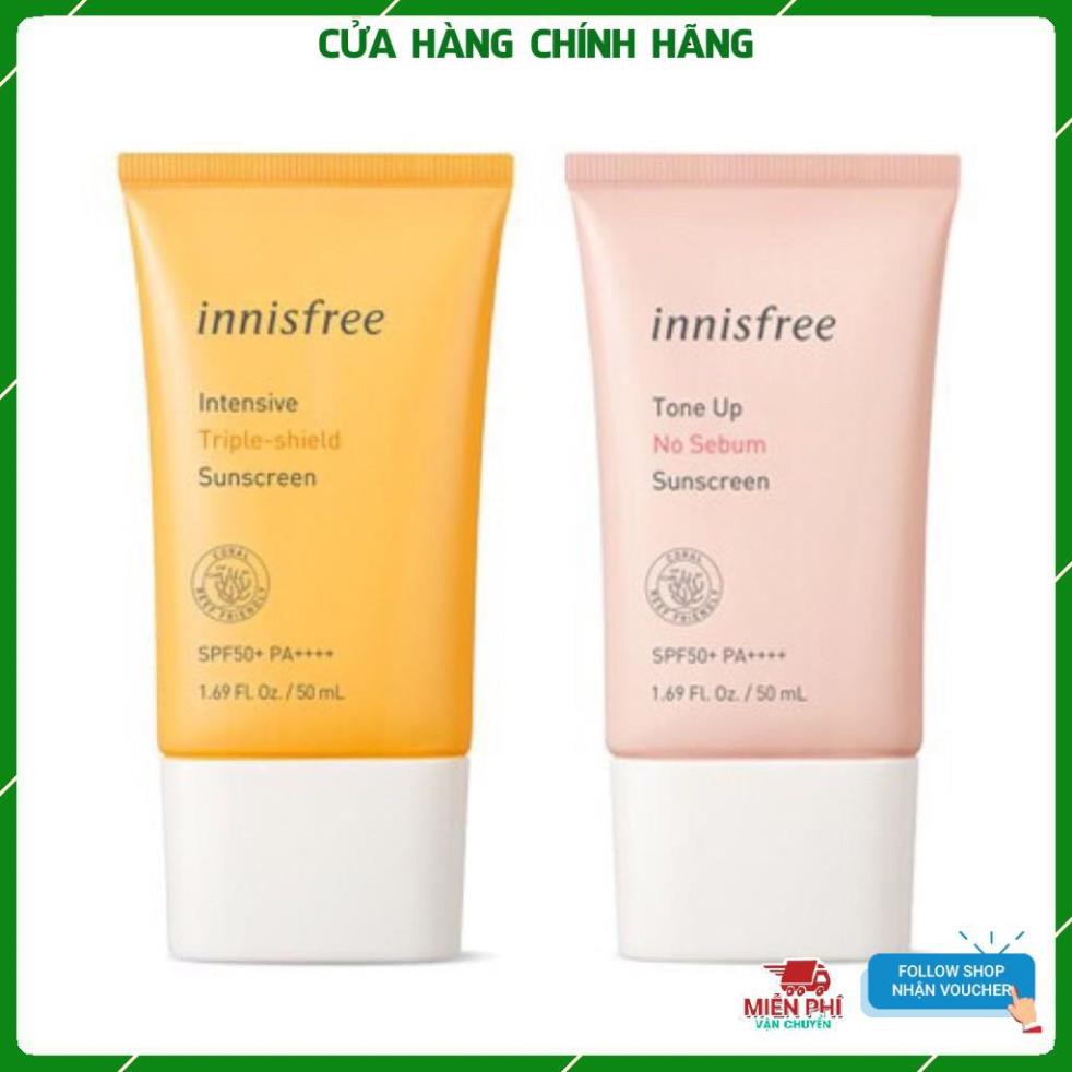 [Hot 2021Kem chống nắng cho da dầu Innisfree Intensive Sunscreen - Kem chống nắng kiềm dầu, cho da dầu mụn nhạy cảm