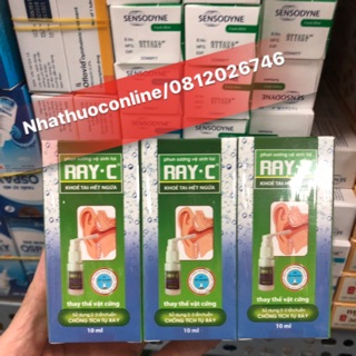✅DUNG DỊCH VỆ SINH TAI RAY C(10ml)