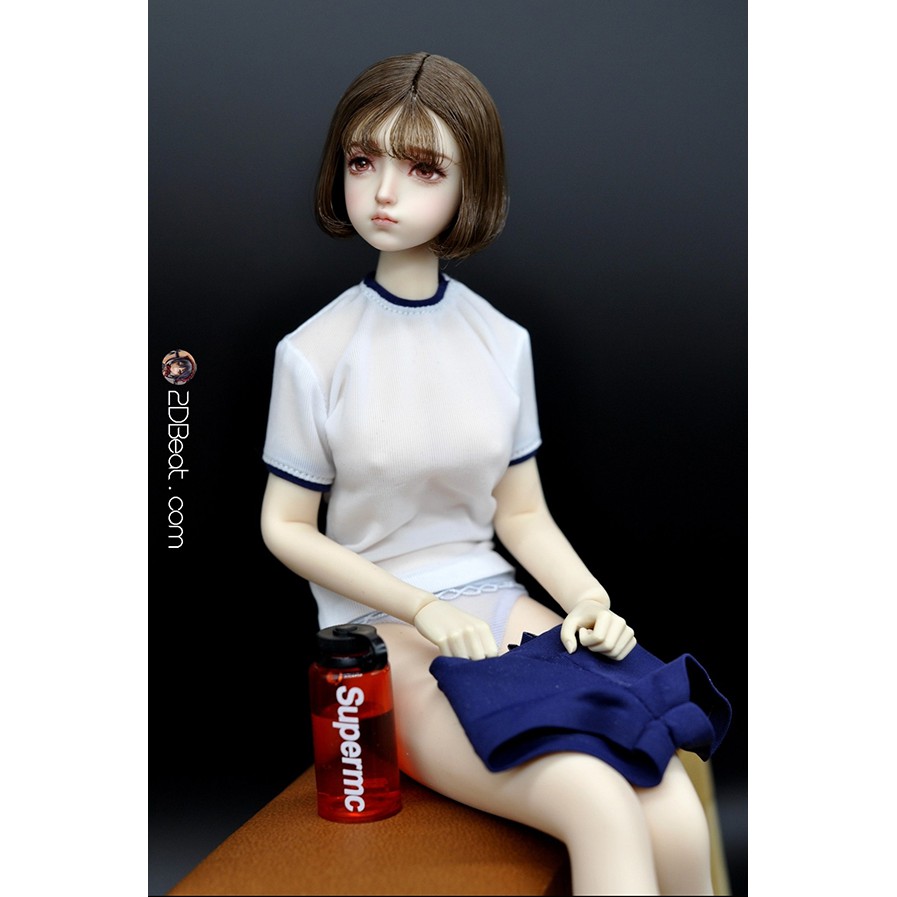 [Có Sẵn Trang Phục Thể Dục Nữ Sinh Nhật Bản 1:6 Vải Co Giãn Cao Cấp