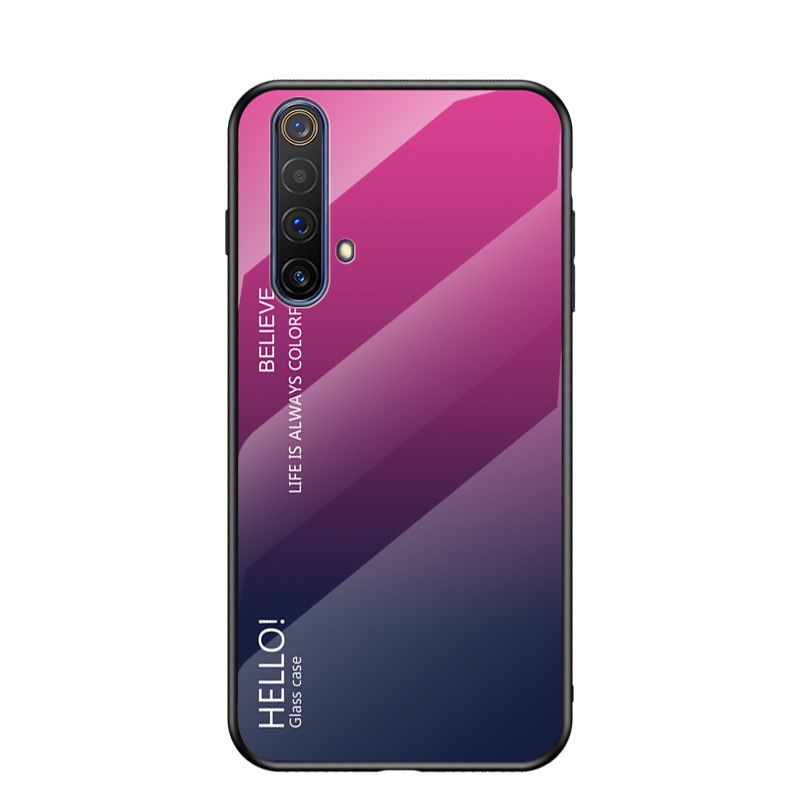 Ốp điện thoại tráng gương cường lực dành cho Realme 5i 5S 5 Pro XT X2 Pro C2S C2 2020
