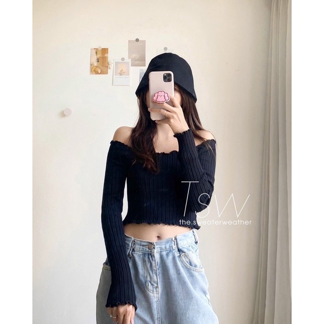 ÁO TRỄ VAI LEN MỎNG MS10672