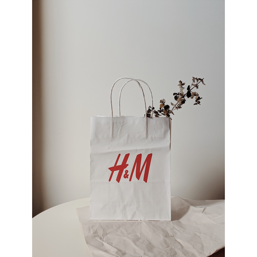 [ HM AUTH ]Túi giấy HM hàng chính hãng đựng làm quà tặng