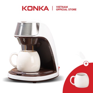 Máy pha cà phê nhỏ giọt KONKA 300ml linh hoạt tiện lợi