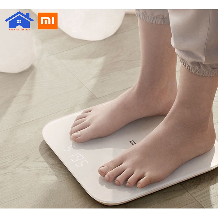 Cân điện tử sức khỏe Xiaomi Scale 2 thông minh, kết nối bluetooth với app MiFit trên điện thoại