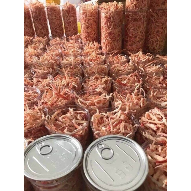 🐙  MỰC XÉ SỢI HẤP NƯỚC DỪA LON PET 🐙 | BigBuy360 - bigbuy360.vn