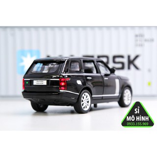 Mô hình xe SUV Range Rover mở hết cửa 1:32 Đen