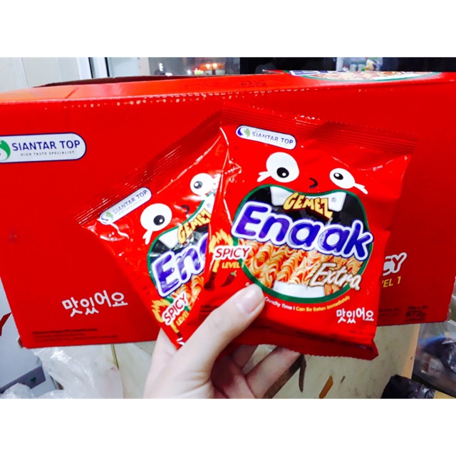 Mỳ Enaack cay: 6k/gói