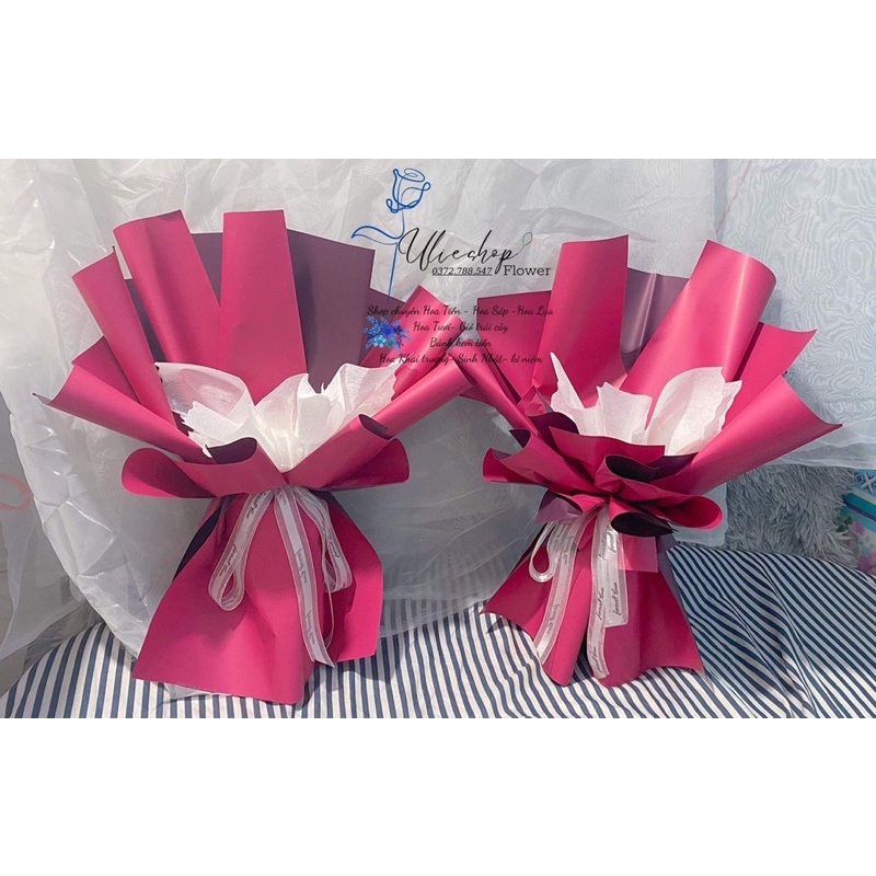 cốt giấy cắm hoa làm sẵn, nhiều màu, chiều cao 30-45cm