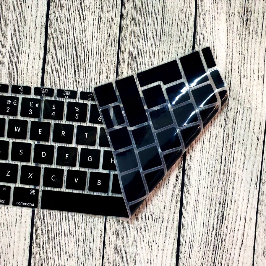 [SALE] Miếng Phủ Bàn Phím Macbook Bản Châu Âu Màu Đen (Đủ Size)