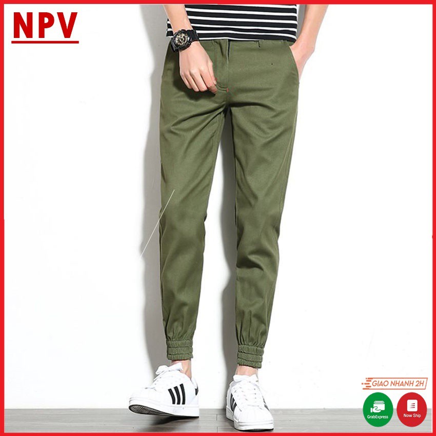 Quần jogger nam kaki NPV kiểu dáng thể thao,quần dài nam chất liệu kaki co giãn không nhăn | WebRaoVat - webraovat.net.vn