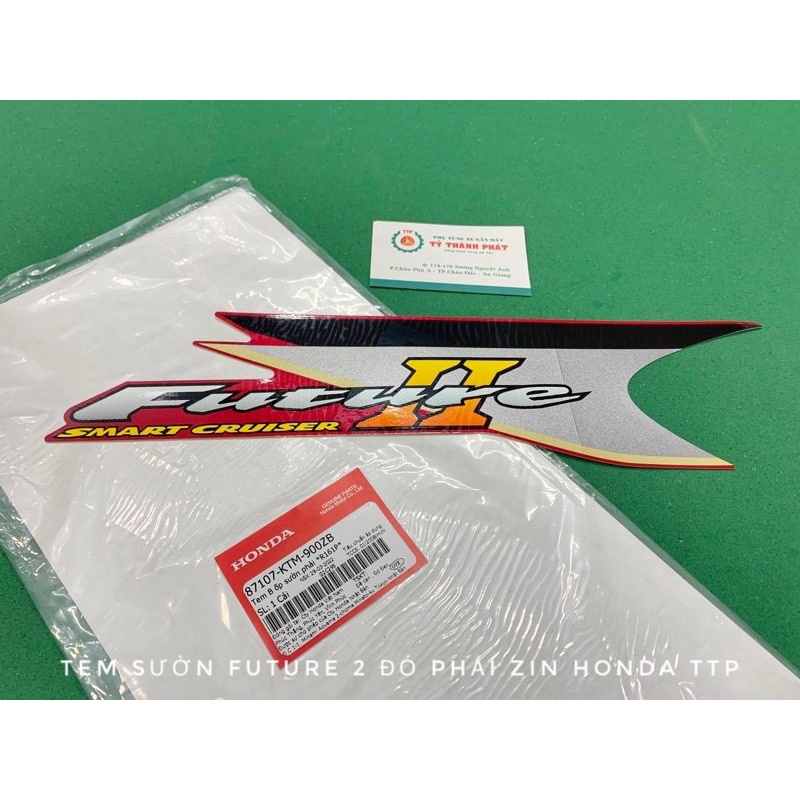 Tem xe Fu 2 Đỏ chính hãng