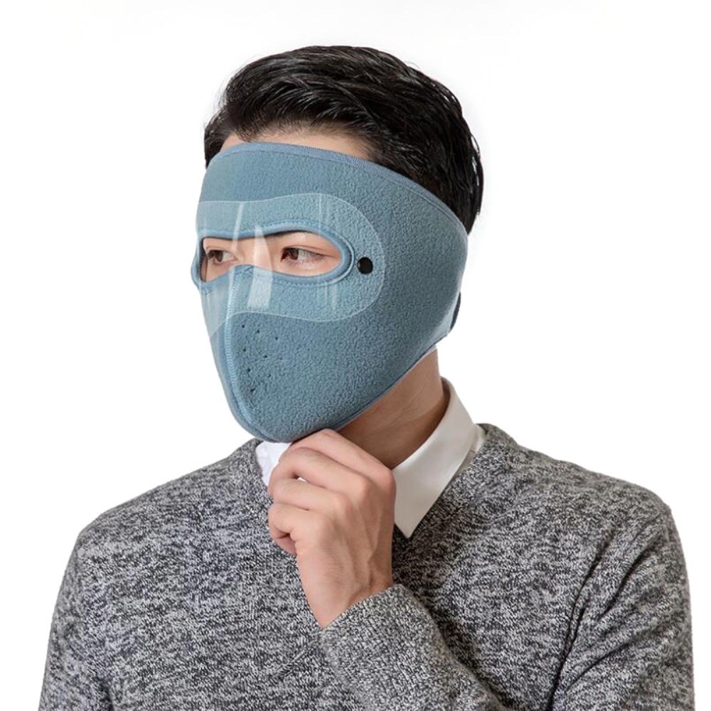 Khẩu trang ninja vải lót nỉ có kèm kính | BigBuy360 - bigbuy360.vn
