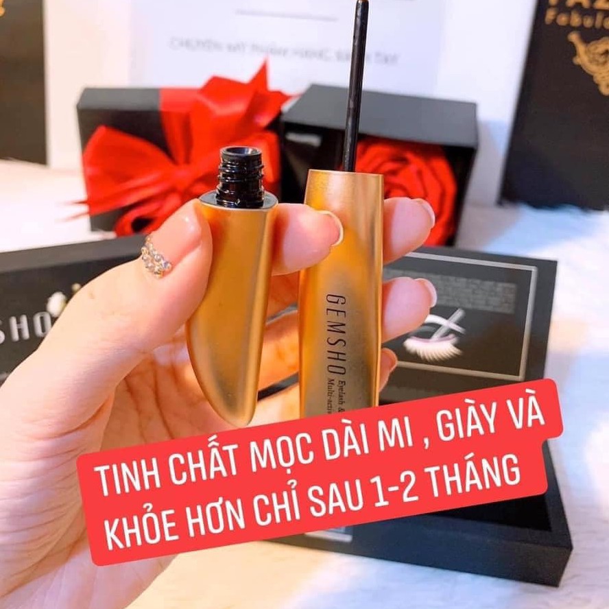 MẪU MỚI - Serum Dài Mi Gemsho Mỹ - Tinh Chất Dưỡng Dày Mi Gemsho USA