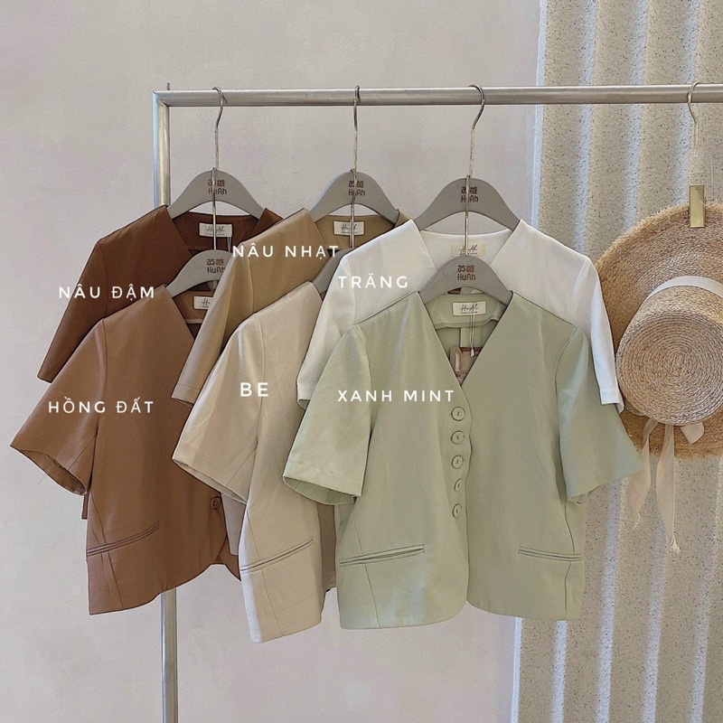 Somi cổ V túi xẻ 6121 .