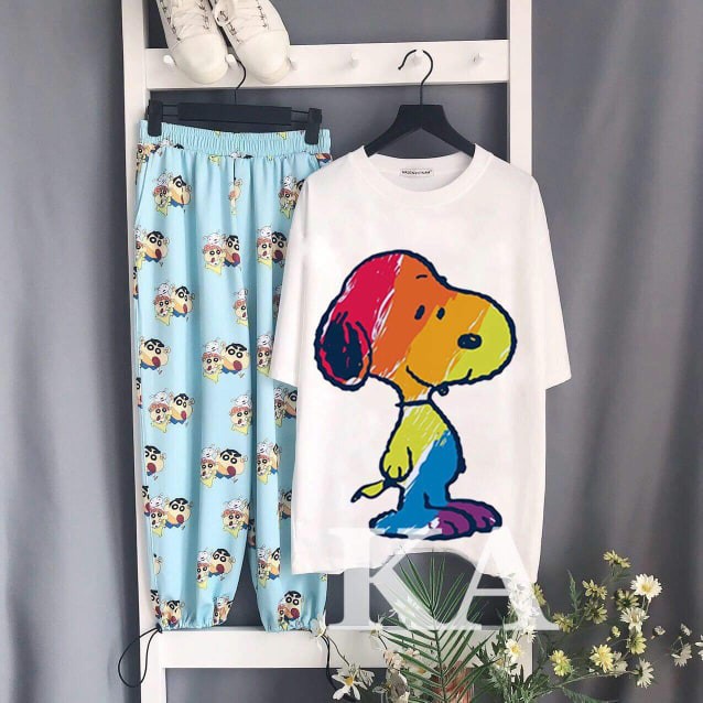 Set đồ họa tiết dễ thương