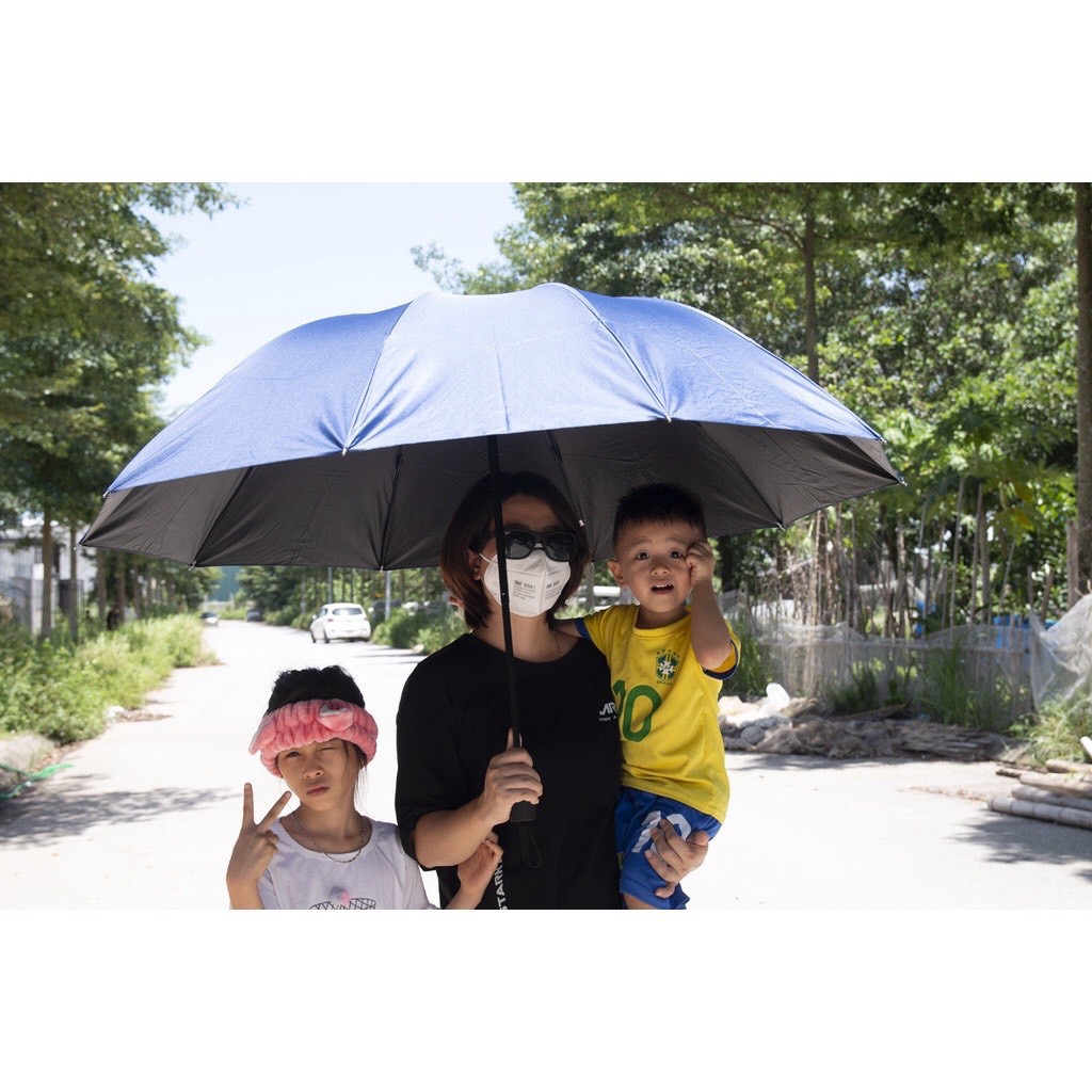 Ô gấp gọn 2 lớp ⚡️ 𝐒𝐈𝐄̂𝐔 𝐓𝐎 ⚡️khổng lồ đường kính 𝟏𝟐𝟓 𝐂𝐌 phủ chống UV, chống thấm 10 khung chống lật che được 3 người !