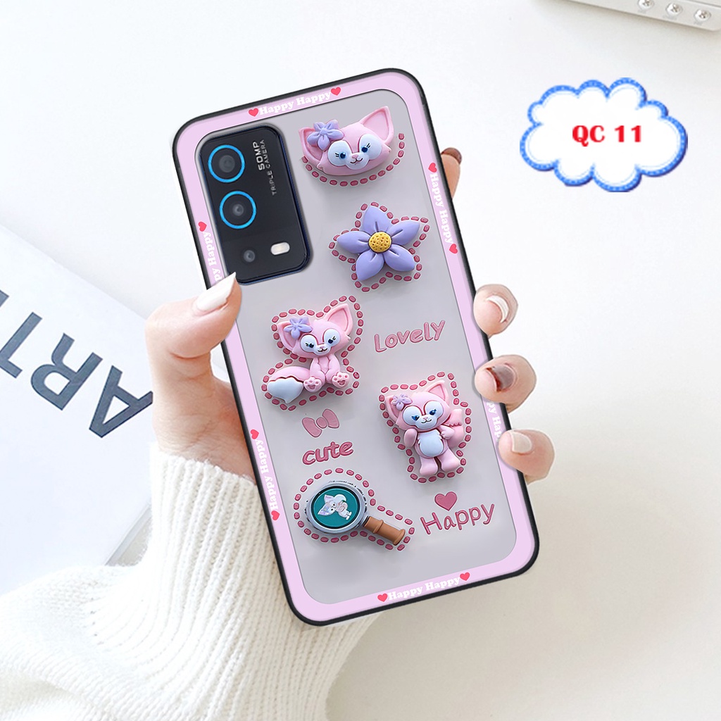Ốp Oppo A54 / A55 in hình hoạt hình cute, dễ thương , đáng yêu