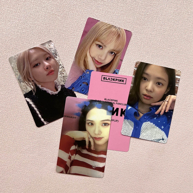 Set 4 Thẻ Hình Lomo Sưu Tầm Cao Cấp Cho Fan Của BLACKPINK