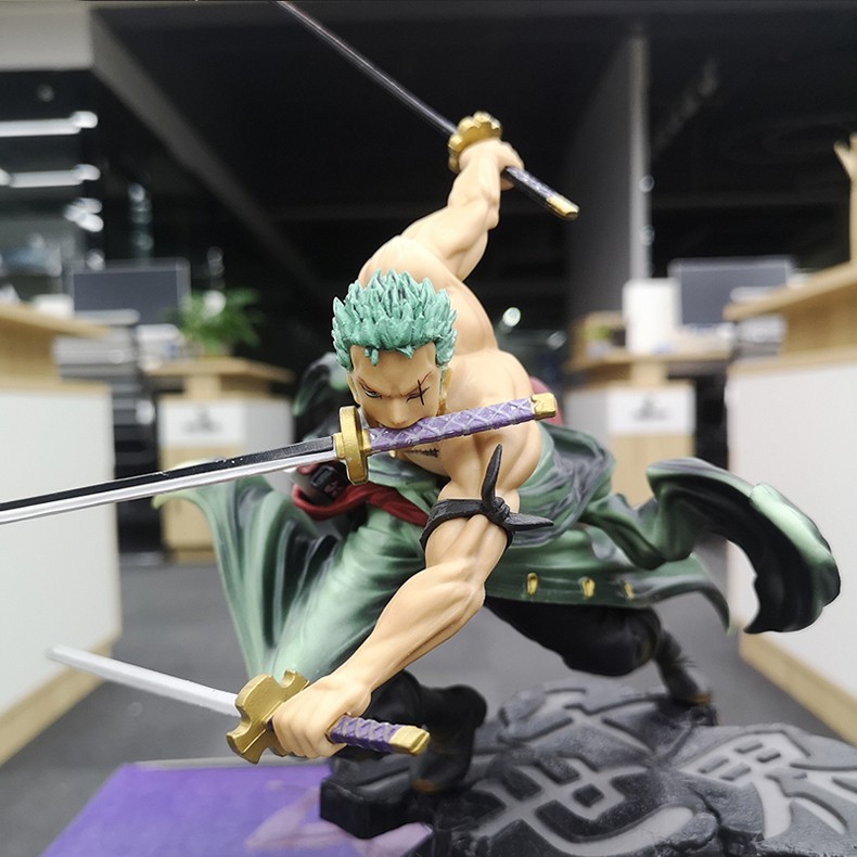 Mô hình One Piece Zoro trạng thái chiến đấu cực ngầu