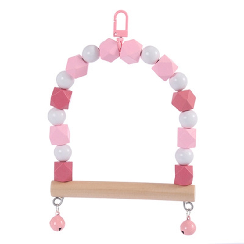 Giá Đứng Bằng Gỗ Nhiều Màu Dành Cho Chim Vẹt