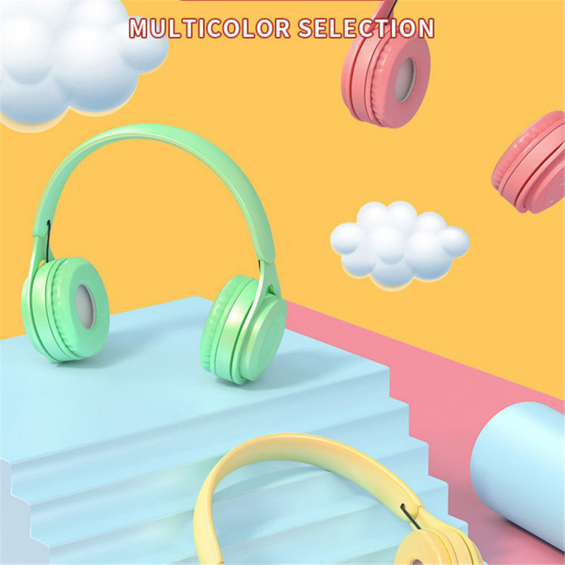 Lykry Wireless Headphones Helmet Bluetooth Bass Stereo Macaron With Mic | BigBuy360 - bigbuy360.vn