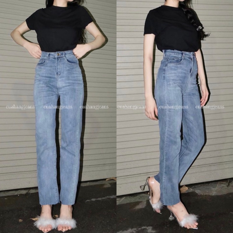 quần jeans ống đứng