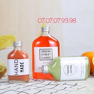 Combo 5 chai thuỷ tinh nắp nhôm bạc 350ml