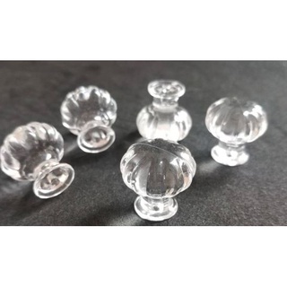 Núm cửa mica, núm tay cầm mica trong suốt dán làm tủ, thùng mica